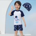 thumbnail image 3 of Maillot de Bain pour Filles à Manches Courtes 2 Pcs en Polyester Protection Uv, 3 of 6