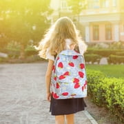 TopLLC Lunch Box, Lunch Box for Women, Lunch Bag Insulated Girls Floral Strawberry Pattern Backpack Campus Fashion School Bag Suitable For Junior High School Bags a backpack