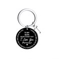 thumbnail image 4 of Creative DIY To My SON Black Stainless Steel Last Name 26 Letter Keychain 2.5cm, 4 of 7