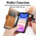thumbnail image 2 of Case for iPhone 11 Cover Leather Wallet Folio Case Book Design Flip Magnetic Closure - Yellow, 2 of 5