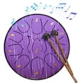 thumbnail image 2 of Birdeem 6-Inch 11 Tone Childrens Hand Drum Forget Worry Drum Adult Hand Disc Drum, 2 of 5