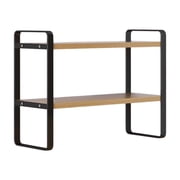 TACILIP Desk Organizer, Double-Tier Desktop Storage Shelf Student Desk Organizer Office Computer Desk Tiered Cabinet