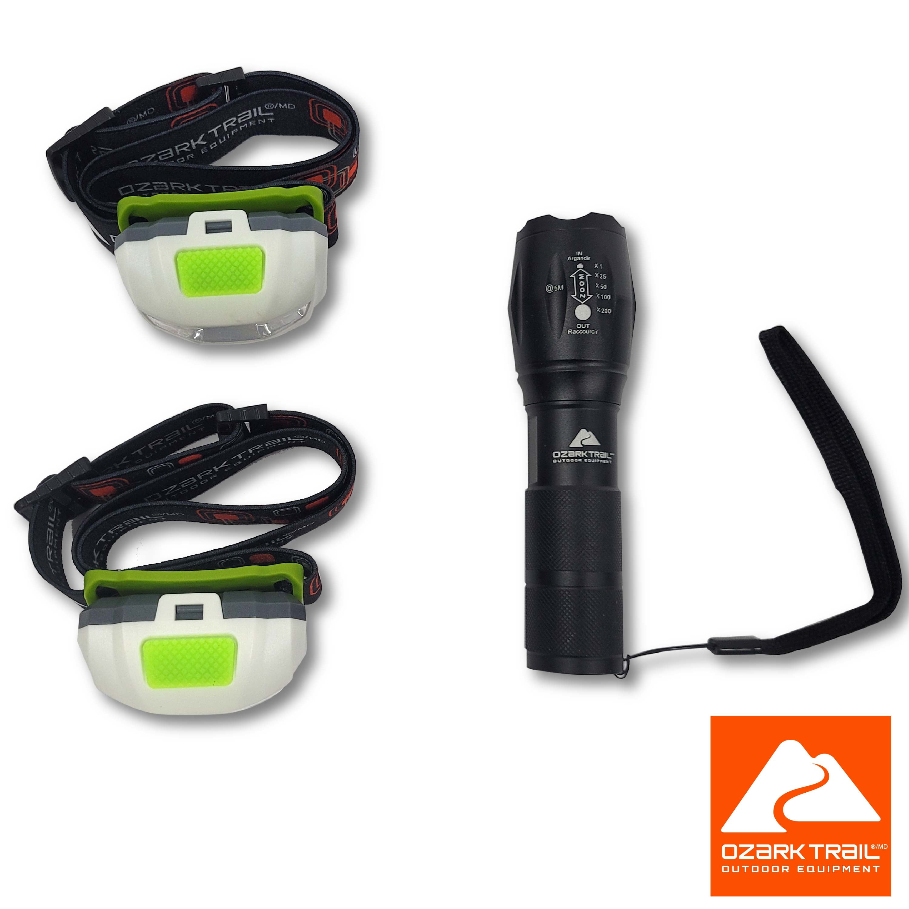 Ozark Trail Light Camping Combo Flashlights 250LM