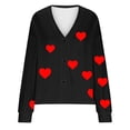thumbnail image 4 of LOVZFMLL Cardigan for Women‘s Casual Cardigan Button Printed Fashion Jacket Coat, 4 of 4