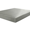 thumbnail image 1 of Unique Bargains Satin Silk Fitted Bed Sheet with Deep Pocket Ultra Luxury Smooth, 1 of 7