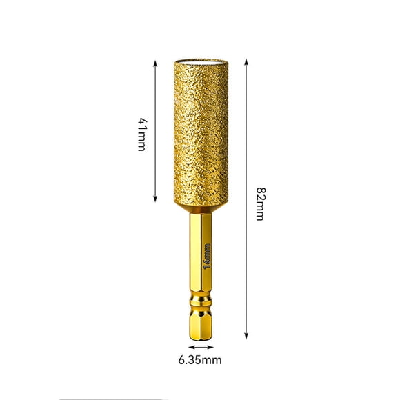 Ensemble de Forets Diamantés, Coupe-Trou à Corps Hexagonal pour Carreaux, Verre et Granit, 6 Pcs, 6 mm à 16 mm