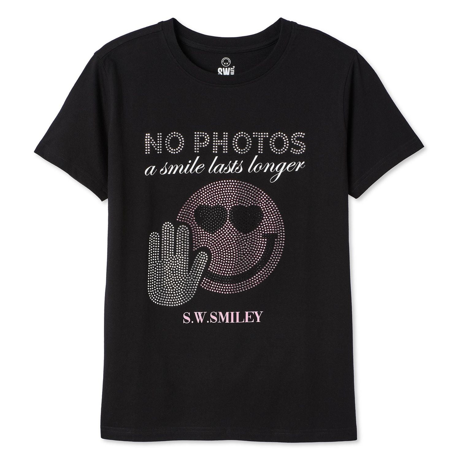 T-shirt à manches courtes Smiley World pour femmes