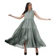 thumbnail image 3 of Moomaya Robes à Étages en Rayonne pour Femmes Imprimées Col Classique Robe-Chemise Femmes, 3 of 4