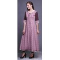 thumbnail image 3 of Bimba Anarkali Long à Imprimé pour Femmes Tunique Ethnique Indienne Décontractée, 3 of 6