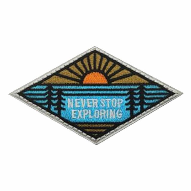 Clearance! Finally Home Patch Never Stop Exploring | Outdoor Backpack Patch Hiking Patch Nature Badge Badge