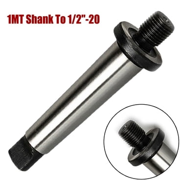 Adaptateur Morse Taper MT1 1MT Tige à 1/2 Pieds'-20 Pince Filetée pour Perceuse