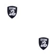thumbnail image 2 of maskred Luminous Glow In Dark Hook Illuminated Embroidery Patch Lightweight Armband Emblem Badges Clothes Accessories Type 4 2Set, 2 of 6
