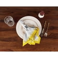 thumbnail image 3 of Vargottam Collection de Luxe Linge de Table Décor Serviette en Coton Tissu Imprimé Serviettes Réutilisables Ensemble de 12, 20 X 20 - Citron, 3 of 6