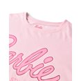 thumbnail image 4 of Barbie Pyjama Deux Pièces pour Femmes Rose à Manches Courtes et Jambes Longues, 4 of 6