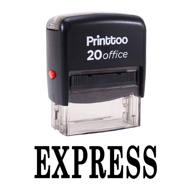 Printtoo Timbre en Caoutchouc Bureau EXPRESS Auto Encrage Timbre-Noir