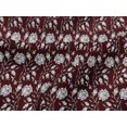 thumbnail image 4 of oneOone Viscose Jersey Fabric Leaves & Floral Block Print Fabric BTY 60 Inch Wide, 4 of 4
