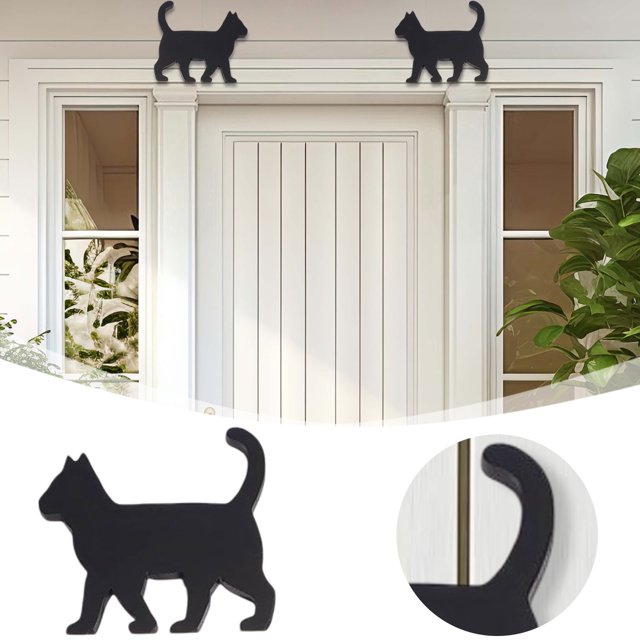Ornement d'Angle de Porte Durable en Métal Élégant pour Chambre et Salon Maison