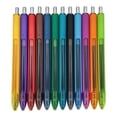 thumbnail image 3 of Pen+Gear Retractable Gel Ink Pens, Assorted Colors, 0.7mm, 12 Count, 3 of 5