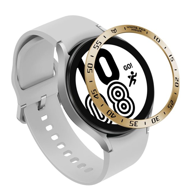 EGNMCR Metal Watch Compatible For Galaxy Watch4 44 Mm, Scratch Protection Metal Case Style A Watch Ring