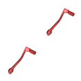 thumbnail image 4 of relayinert Easy To Install CNC Foot Gear Lever Shifter Made With Premium Materials Red 2Set, 4 of 6