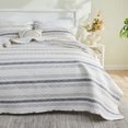 thumbnail image 1 of Gogreen Luxury Printed Quilt Set King Size, Lightweight Comforter Set, Oversized Bedspread Coverlet Quilted Bedding Set, with 2 Matching Pillowcases, for All Season, 1 of 9
