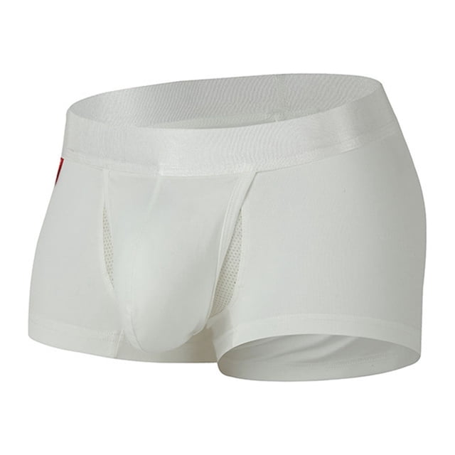 Ketyyh-chn99 Strings pour Hommes sous-Vêtements String G-String Culottes T-Back Culottes Été Mode Confortable Taille Mi-Haute Boxeurs pour Hommes pour m, Blanc
