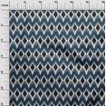 thumbnail image 2 of oneOone Georgette Viscose Fabric Geometric Ikat Print Fabric BTY 42 Inch Wide, 2 of 4