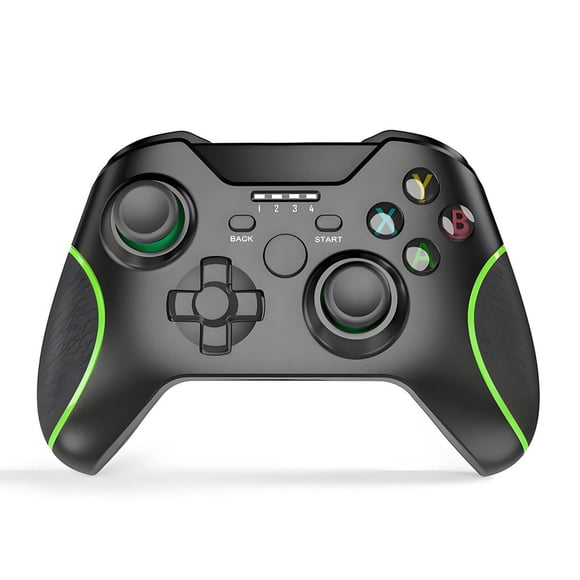 YOPTOP Manette Sans Fil pour Xbox One, Manette Pc à Fonctionnement Fluide, Joystick de Jeu à Action Douce, Manette de Jeu Immersive et Adaptative pour Xbox Camouflage Vert,Noir
