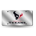 thumbnail image 1 of Houston Texans Silver Laser License Plate, 1 of 2