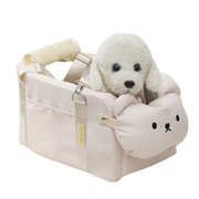 Cute Bear Pet Carrier Tote Bag Breathable Soft Sided Puppy Cat Travel Carrier