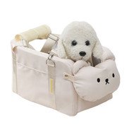 Cute Bear Pet Carrier Tote Bag Breathable Soft Sided Puppy Cat Travel Carrier