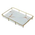 thumbnail image 2 of justharion Storage Rack Multi-layer Storage Box Perfume Jewellery Container Basket L Single Layer White, 2 of 8