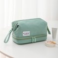 thumbnail image 1 of Dvkptbk Translucent Cosmetic Bag, Cosmetic Bag Set Frosted Translucent with Zipper Handle Portable Travel Bag, Hangable and Handy Cosmetic Bag Makeup Packages Storage & Organization, 1 of 9