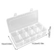 thumbnail image 3 of Estbridge Snack Boxes for Kids-10 Compartments Snack Containers for Toddlers Clear Adjustable Divided Snack Box bento Box Accessories for School Work and Travel, 3 of 8