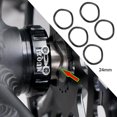 thumbnail image 3 of 5x Steel Bike Bottom Bracket Washer Crank Spacer Conversion Adpater Headset Replacement Crankset Assembly for Road , Inner 24.2mm, 3 of 8