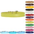 thumbnail image 2 of Faux Leather Collar Metal Buckle Pet Collar Adjustable Pet Collar for Small Dogs, 2 of 10