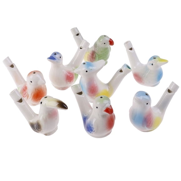 Aléatoire 1 Pce Sifflet d'Oiseau Aquatique en Céramique Chinoise Enfants Bébé Drôle Nouveauté Jouets Musicaux