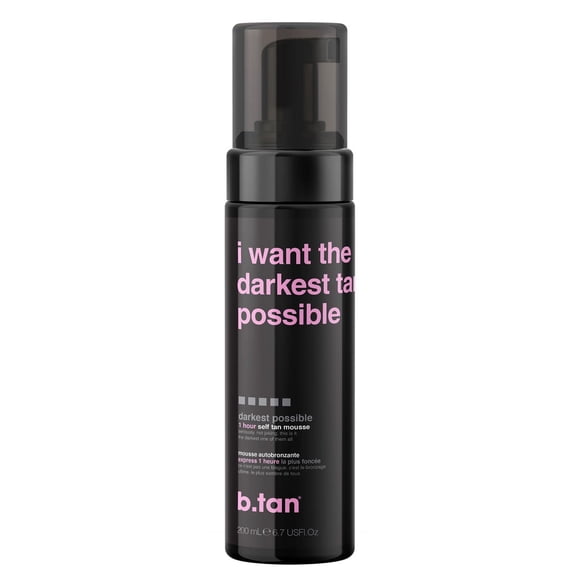 B.tan Je Veux le Bronzage le Plus Foncé Possible Mousse Autobronzante
