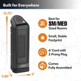 thumbnail image 2 of Lasko Chauffage d'Appoint en Céramique 1500 Watts, Portable avec Thermostat, Noir, 2 of 12