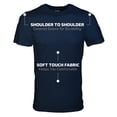 thumbnail image 2 of Gildan T-Shirts à Col Ras du Cou pour Hommes, Multipack, Style G1100, Marine/charbon/rouge Cardinal (Lot de 5) Grand, 2 of 4