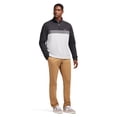 thumbnail image 3 of Izod Ls Perfrmnce Fleece Colorblock¼ Zip, 3 of 4