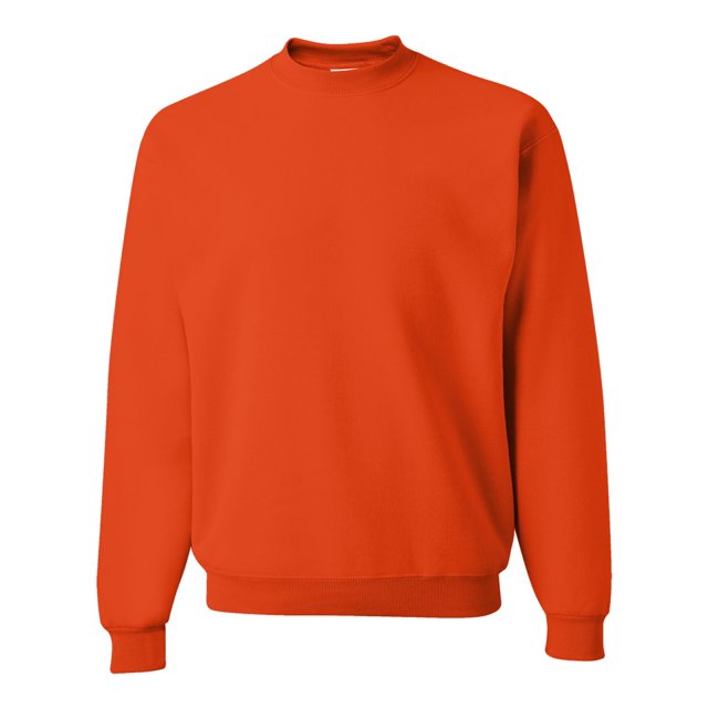 NuBlend Crewneck Sweatshirt, 4XL, Burnt Orange