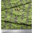 thumbnail image 3 of Soimoi Polyester Georgette Fabric Leaves Print Sewing Fabric Yard 52 Inch Wide, 3 of 3