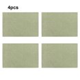 thumbnail image 4 of maskred 4 Pcs Napperons en Lin à Double Couche Napperons de Table à Manger Vaisselle Lavable Tapis Résistant aux Taches Maison Vert, 4 of 6