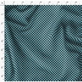 thumbnail image 4 of Soimoi Blue polyester Crepe Fabric Diagonal Check Fabric Prints By Yard 42 Inch Wide, 4 of 5