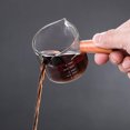 thumbnail image 4 of Spresso Shots Cup With Wood Handle Clear Glass Machine Accessories Measuring Cup With Scale Shot Glass With Spout 100ml Vacuum Insulated Coffee Mug Glass Wall Foam Insulation Futuristic Glasses, 4 of 9