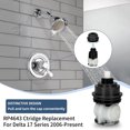 thumbnail image 3 of APPLAYERR New Shower Valve Cartridge RP46463 for Delta Monitor 17 Series 2006-Present Faucets 100% Tested, 3 of 10