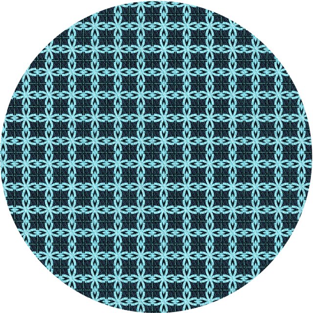 Ahgly Company Tapis d'Intérieur Lavable en Machine Carré Transitionnel Vert Sarcelle Profond, 3 Pieds Carré
