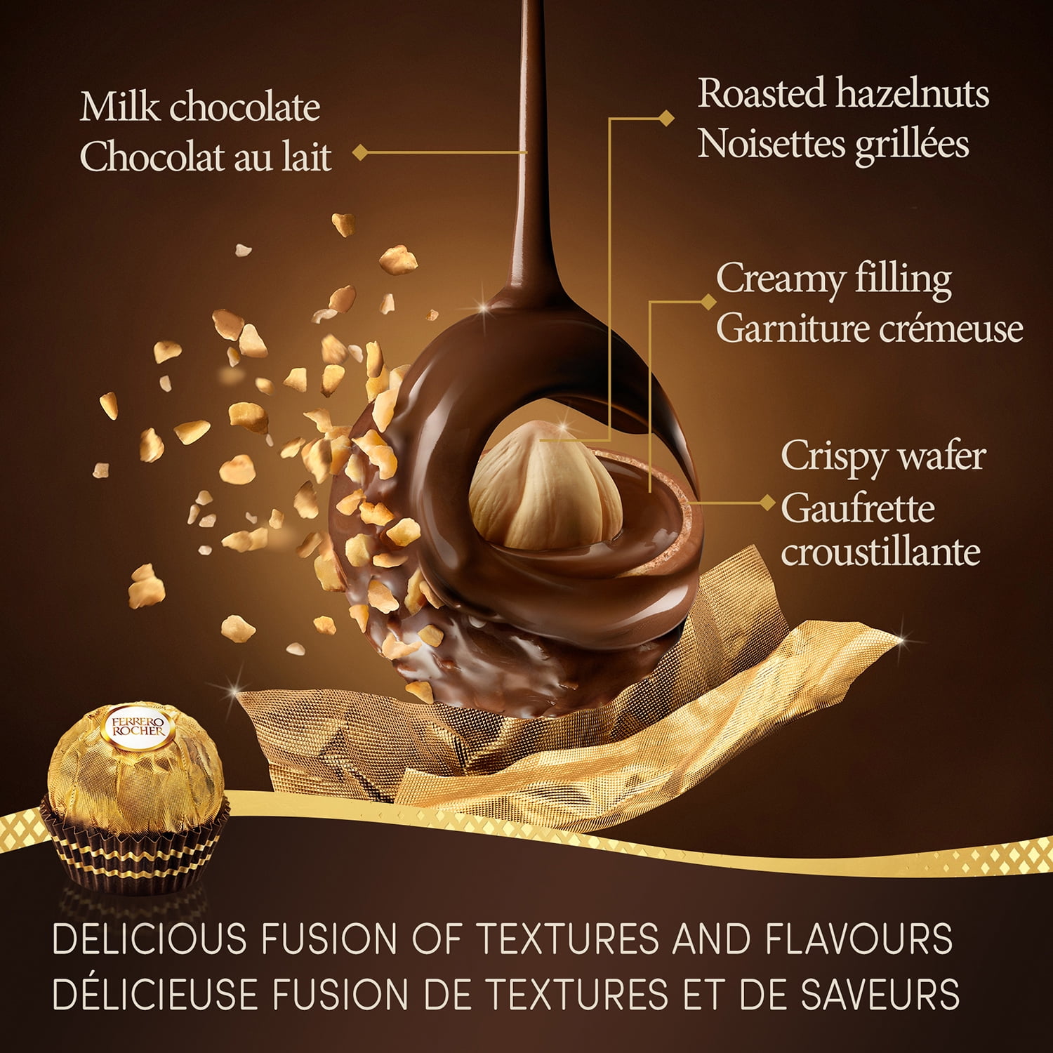 Ferrero Rocher Fine Hazelnut Milk Chocolate Gift Box