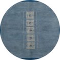 thumbnail image 1 of Ahgly Company Tapis d'Intérieur Ronds Abstraits Bleu Cadet Vert Abstraits pour Aire, 3 Pieds Rond, 1 of 6